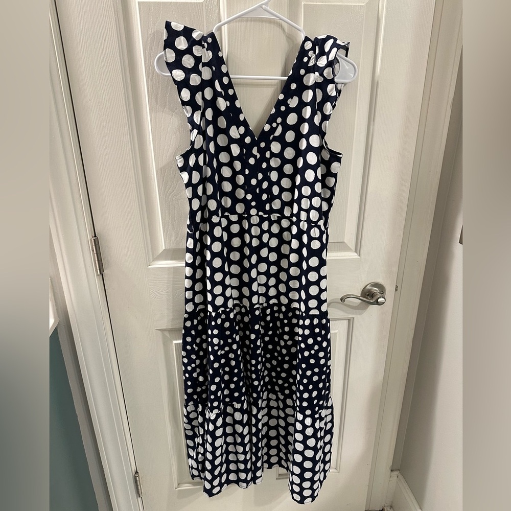 LOFT - Size Small - Blue & White Sundress